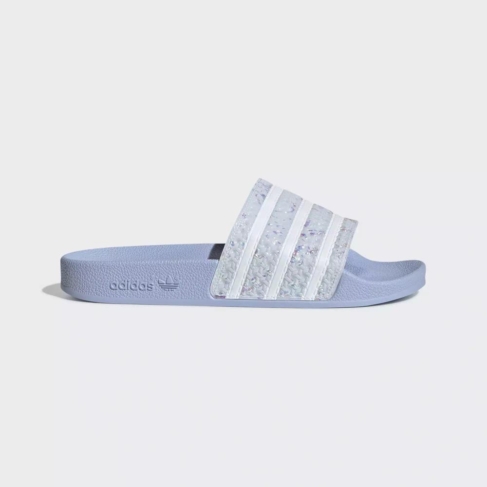 Adidas Adilette Chanclas Azules Para Mujer (MX-36719)